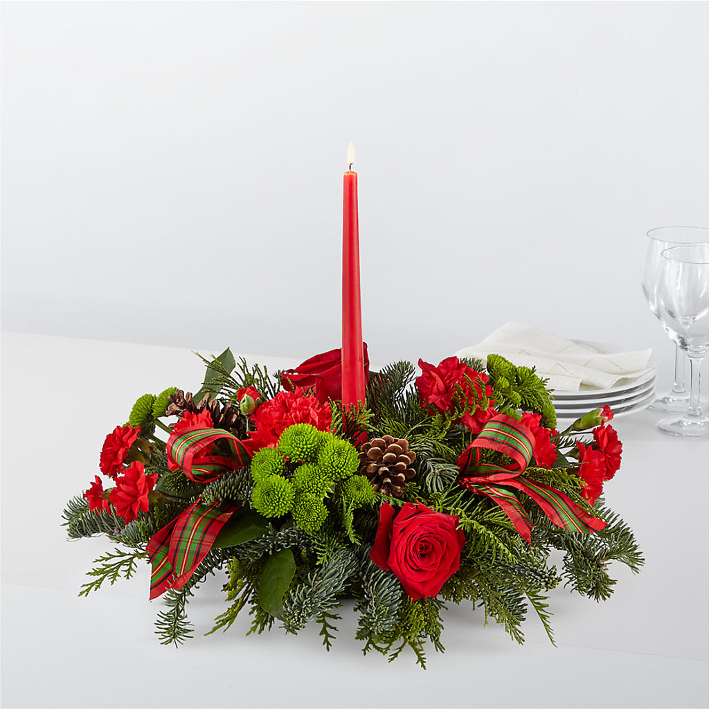 By the Candlelight Centerpiece – Walnut Creek Florist, Walnut Creek CA