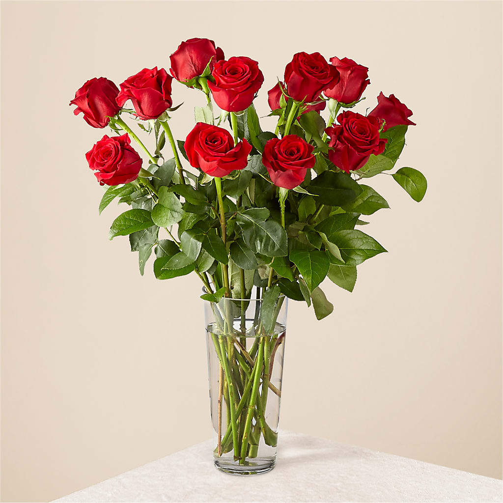 Long Stem Red Rose Bouquet – Walnut Creek Florist, Walnut Creek CA