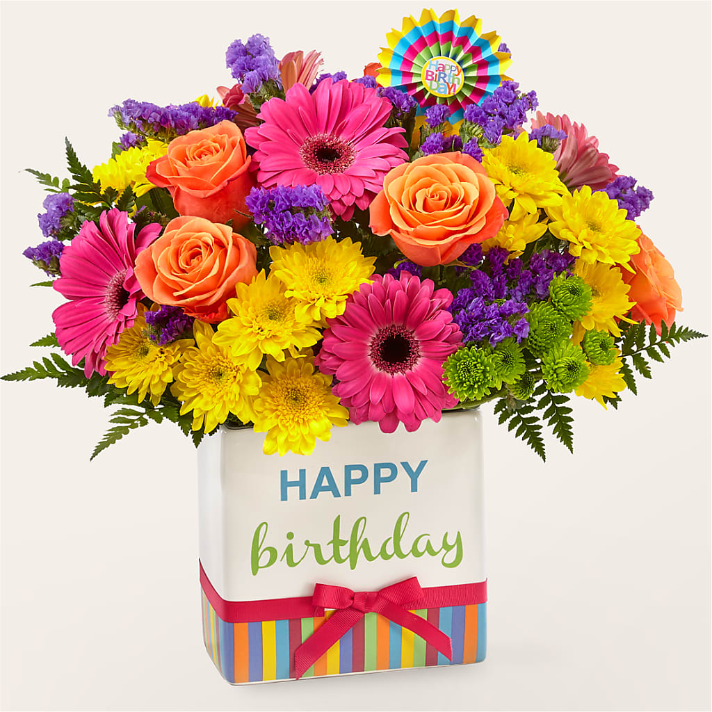 Birthday Brights Bouquet – Walnut Creek Florist, Walnut Creek CA