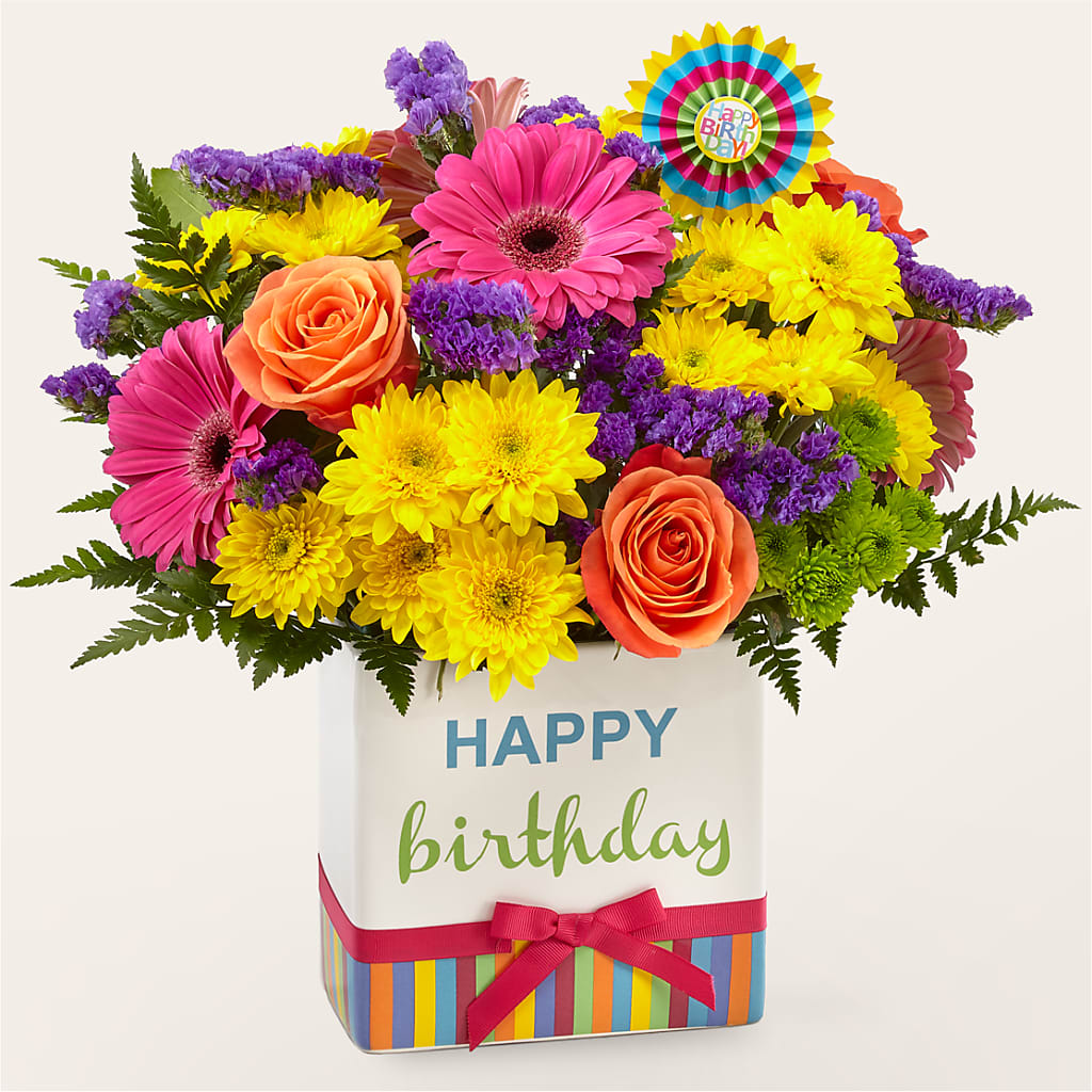 Birthday Brights Bouquet – Walnut Creek Florist, Walnut Creek CA