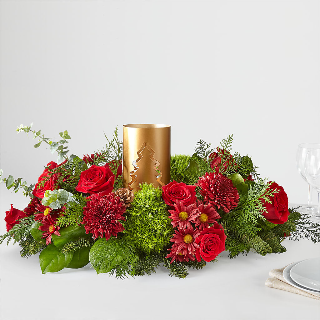 Toast the Season Centerpiece – Walnut Creek Florist, Walnut Creek CA