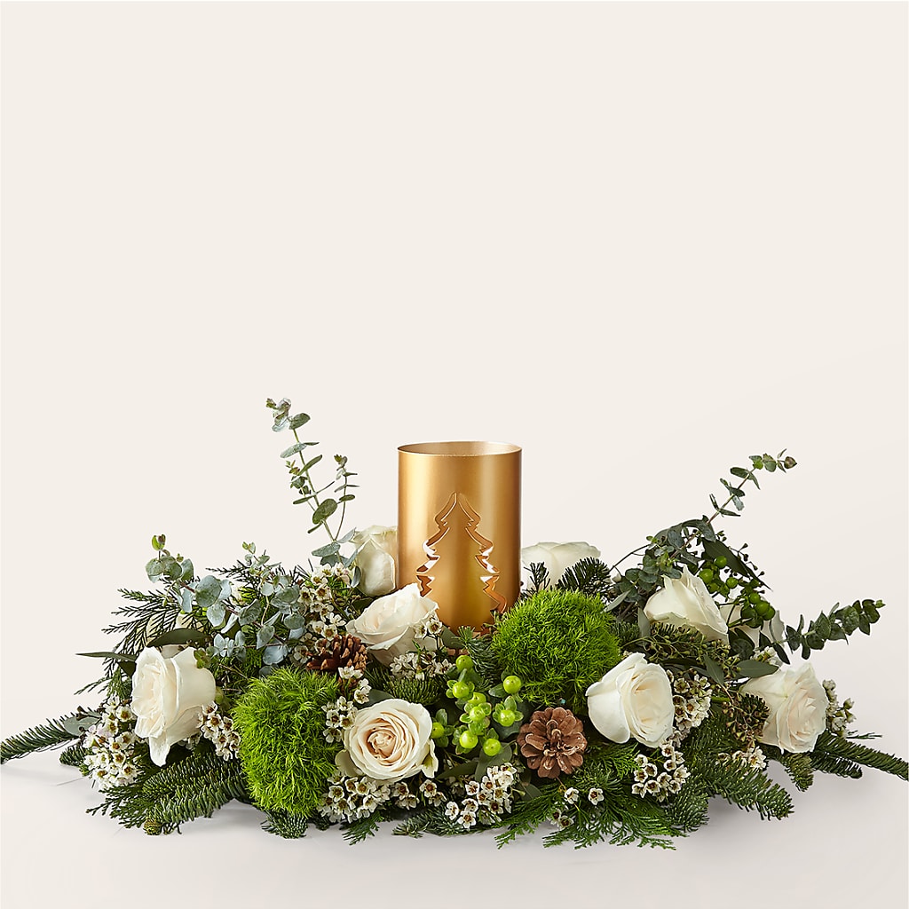 Chestnuts Roasting Centerpiece – Walnut Creek Florist, Walnut Creek CA