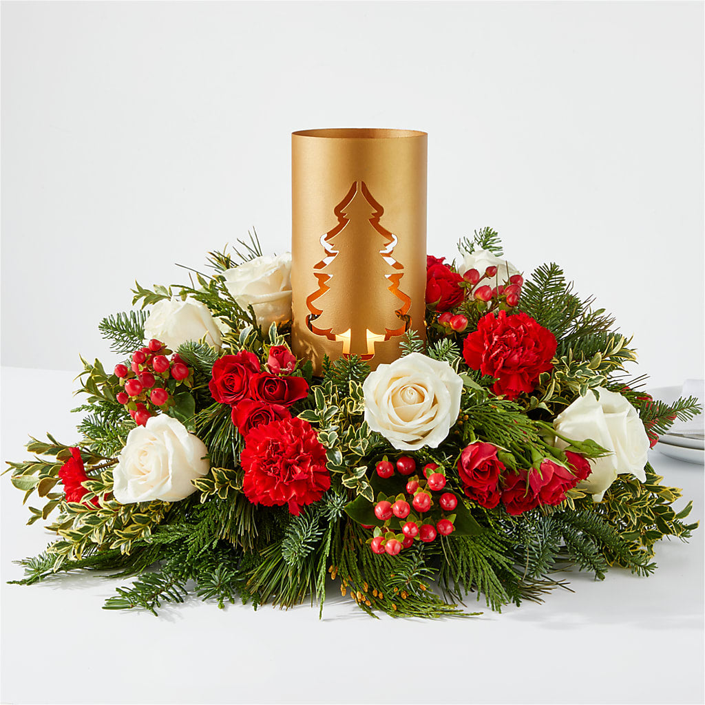 December Dreams Centerpiece – Walnut Creek Florist, Walnut Creek CA