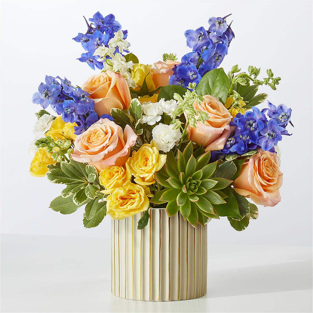 Cobalt Reverie Bouquet – Walnut Creek Florist, Walnut Creek CA