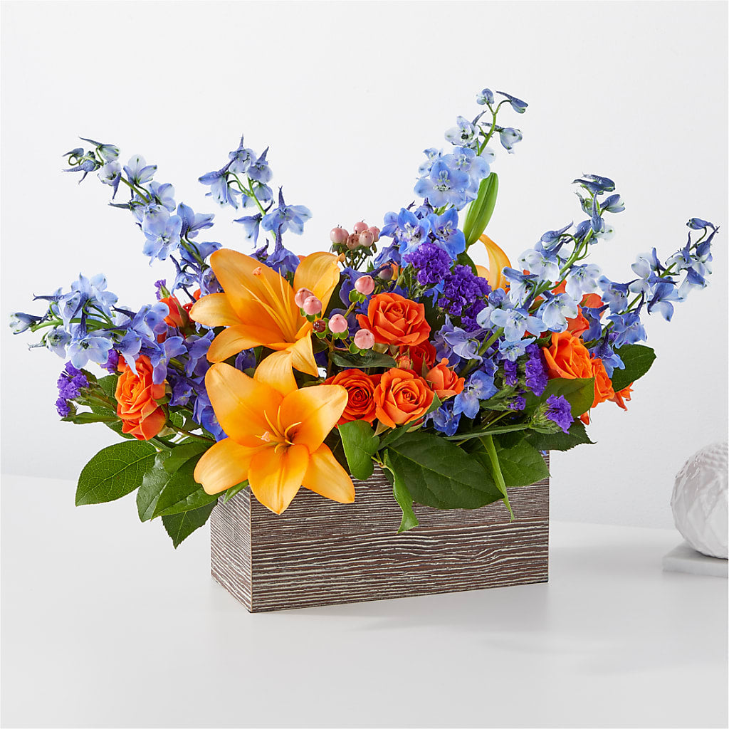 Radiant Citrus Box Bouquet – Walnut Creek Florist, Walnut Creek CA