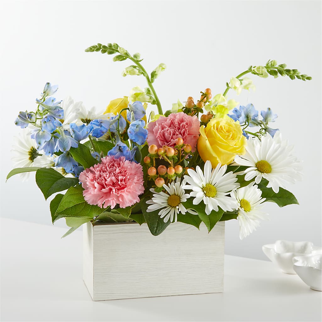 Sun Salutation Box Bouquet – Walnut Creek Florist, Walnut Creek CA
