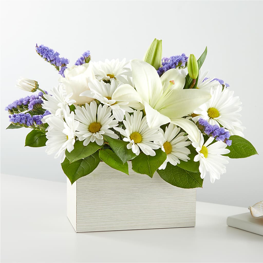 Beyond Blue Box Bouquet – Walnut Creek Florist, Walnut Creek CA