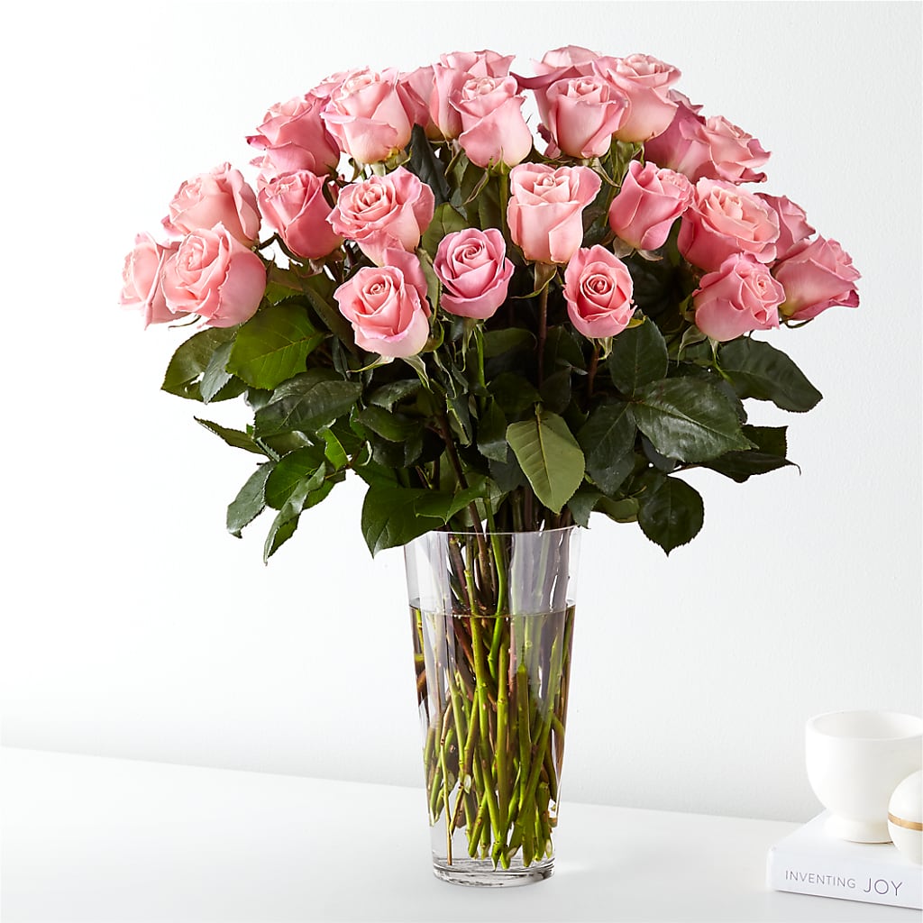 Long Stem Pink Rose Bouquet – Walnut Creek Florist, Walnut Creek CA