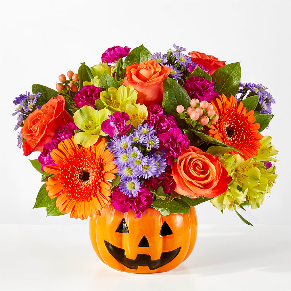 Tricks & Treats Pumpkin – Walnut Creek Florist, Walnut Creek CA