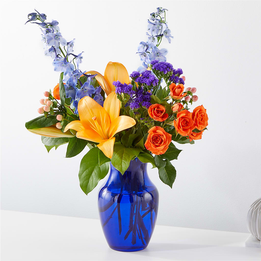 Radiant Citrus Bouquet – Walnut Creek Florist, Walnut Creek CA