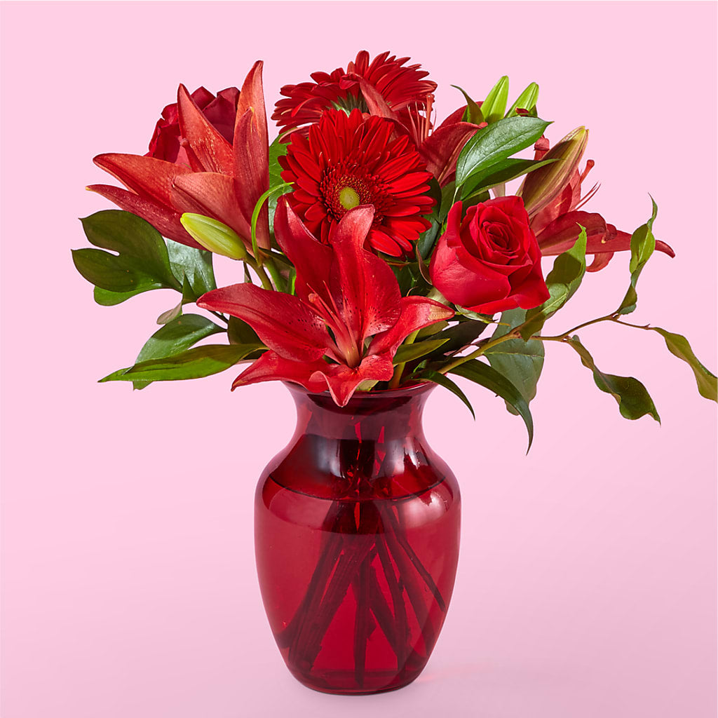 Burnin' Love Bouquet – Walnut Creek Florist, Walnut Creek CA