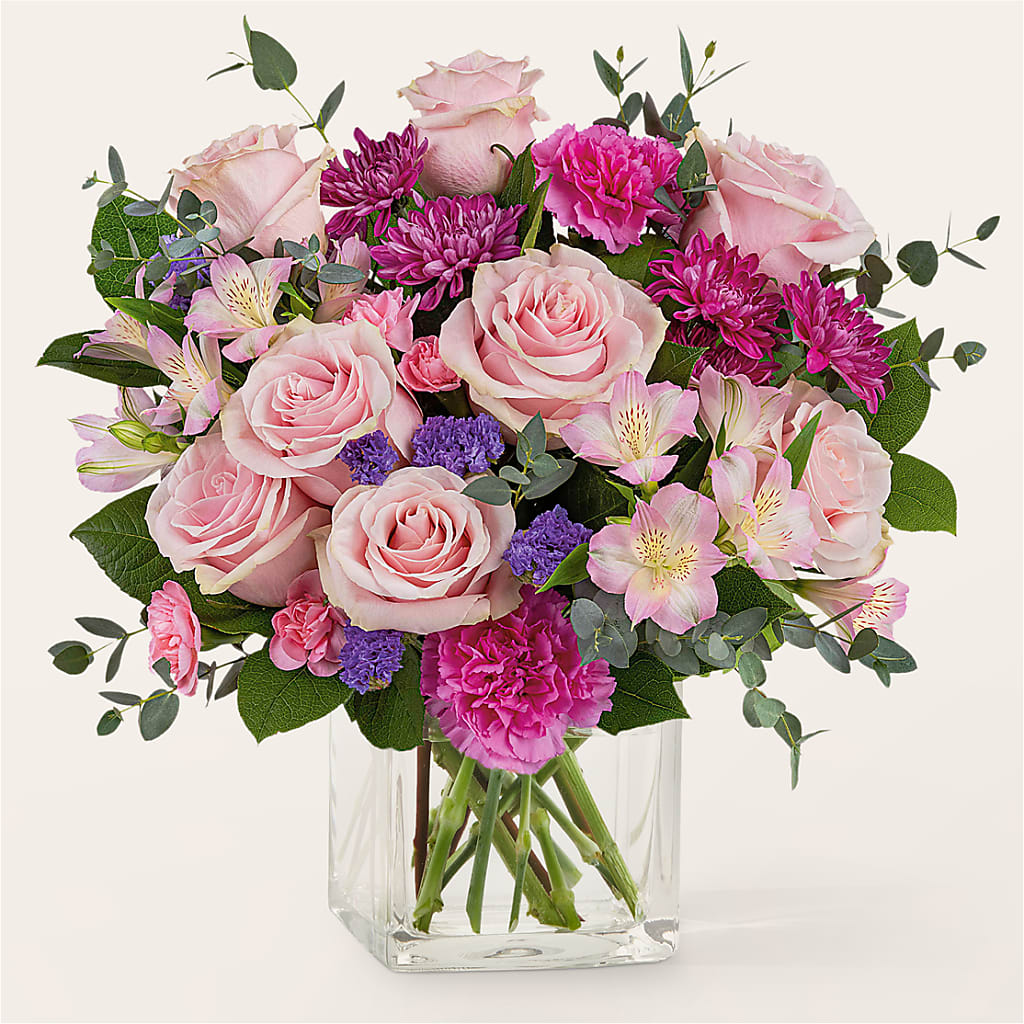 Rosy Radiance Bouquet – Walnut Creek Florist, Walnut Creek CA