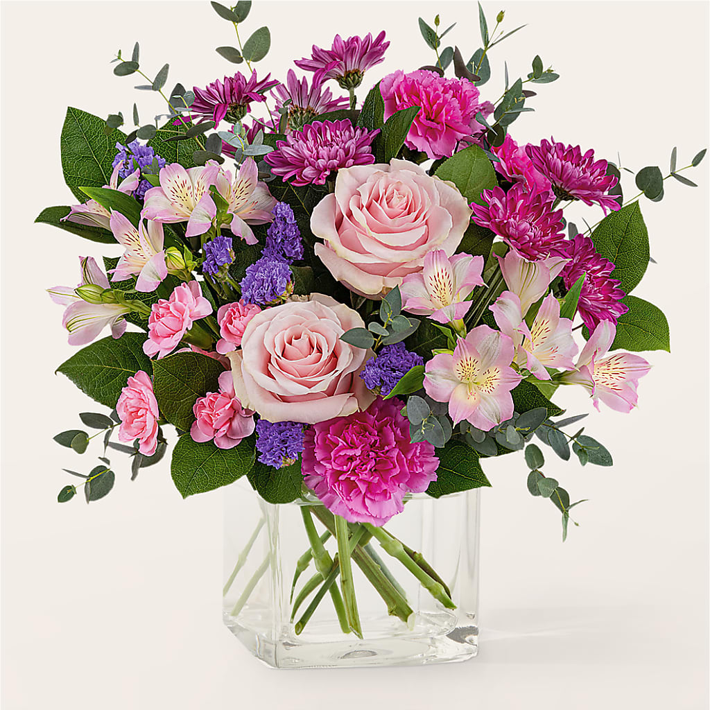 Rosy Radiance Bouquet – Walnut Creek Florist, Walnut Creek CA