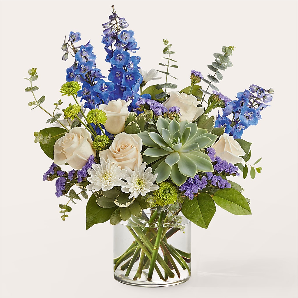 Cerulean Waves Bouquet – Walnut Creek Florist, Walnut Creek CA