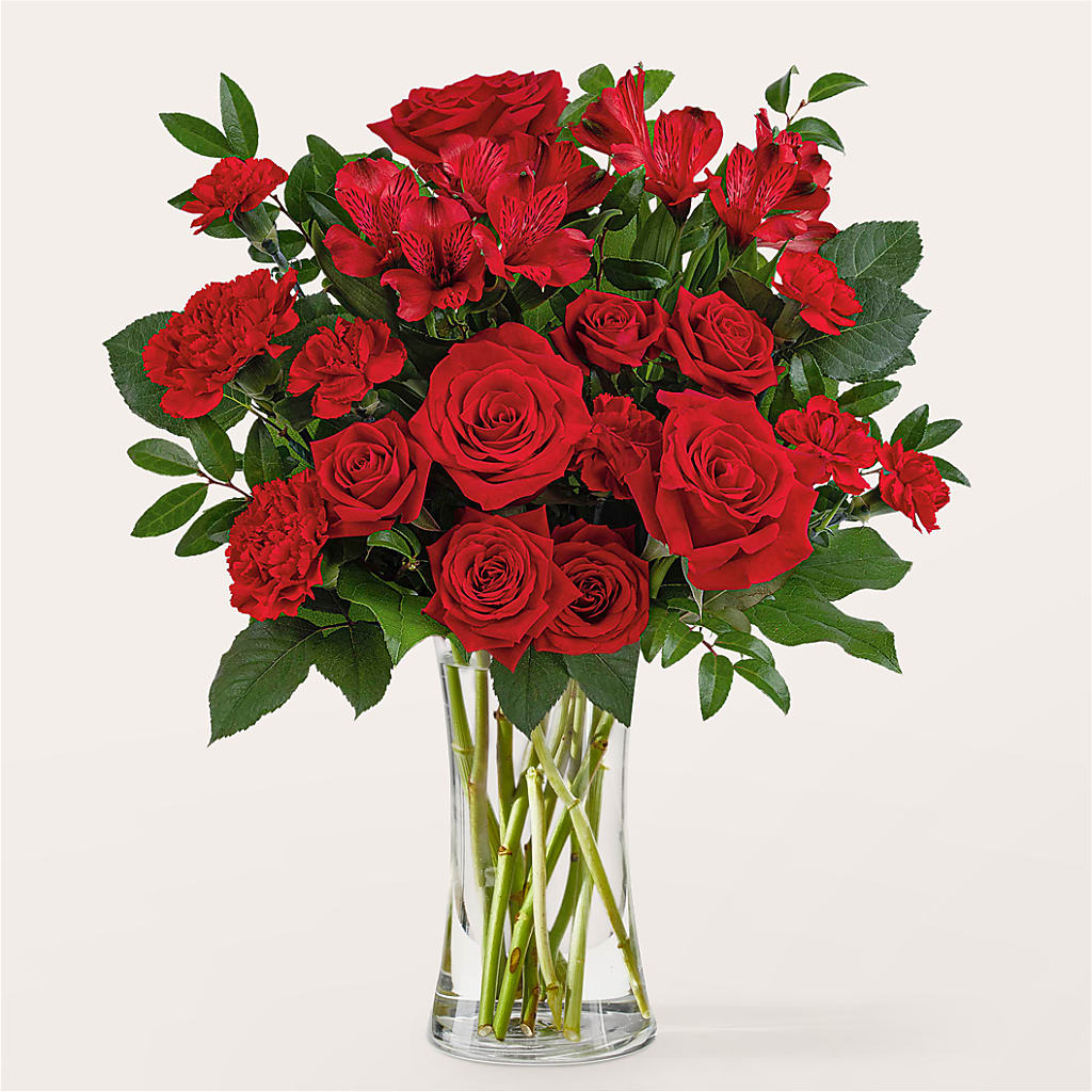 Brilliant Ruby Bouquet – Walnut Creek Florist, Walnut Creek CA