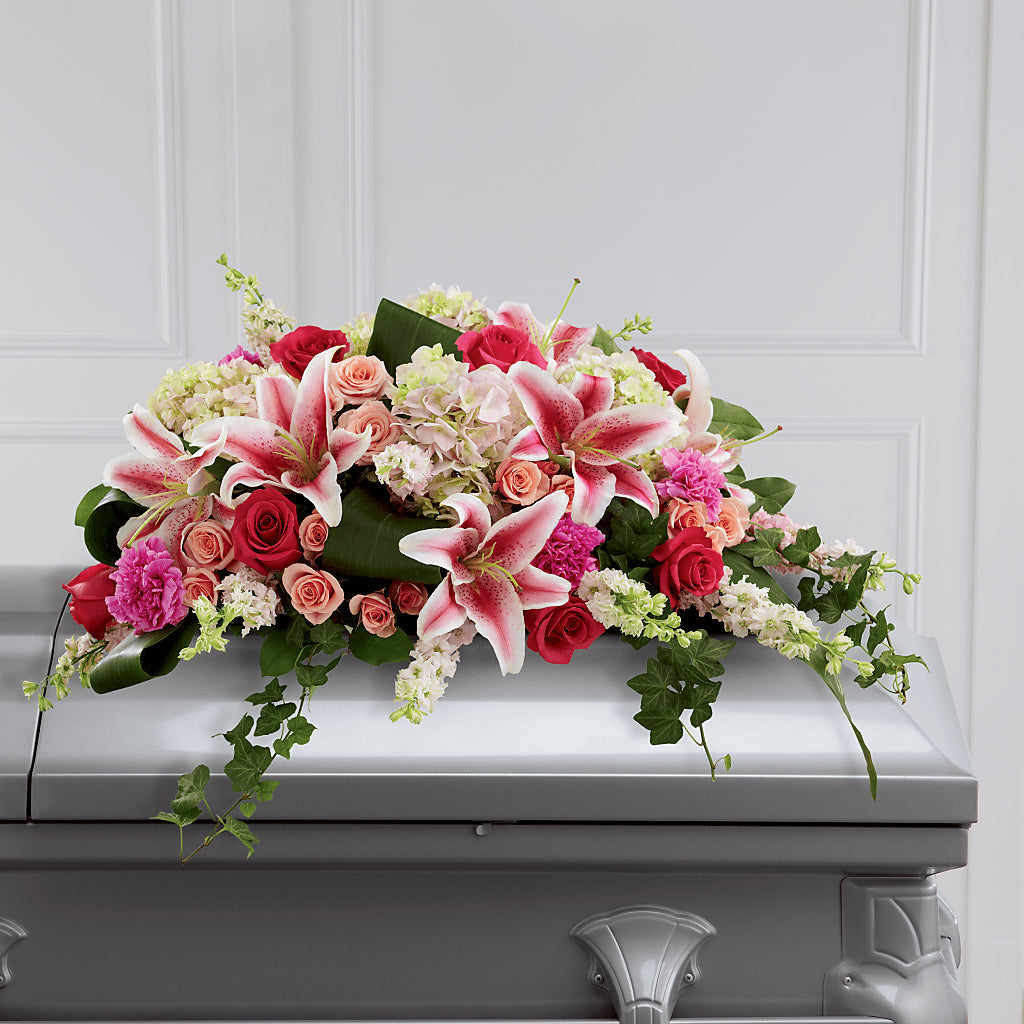 Splendid Grace Casket Spray – Walnut Creek Florist, Walnut Creek CA