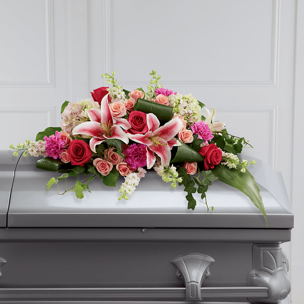 Splendid Grace Casket Spray – Walnut Creek Florist, Walnut Creek CA