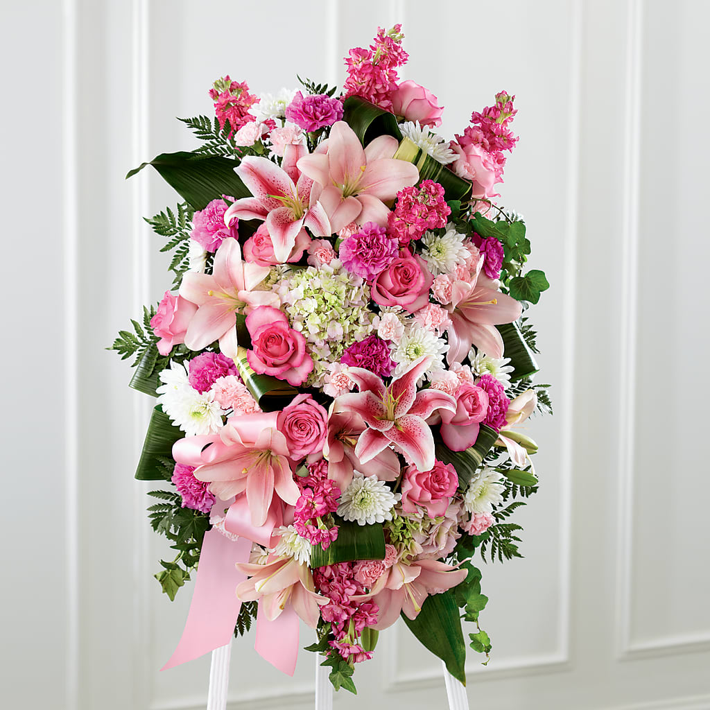 Comforting Standing Spray – Walnut Creek Florist, Walnut Creek CA