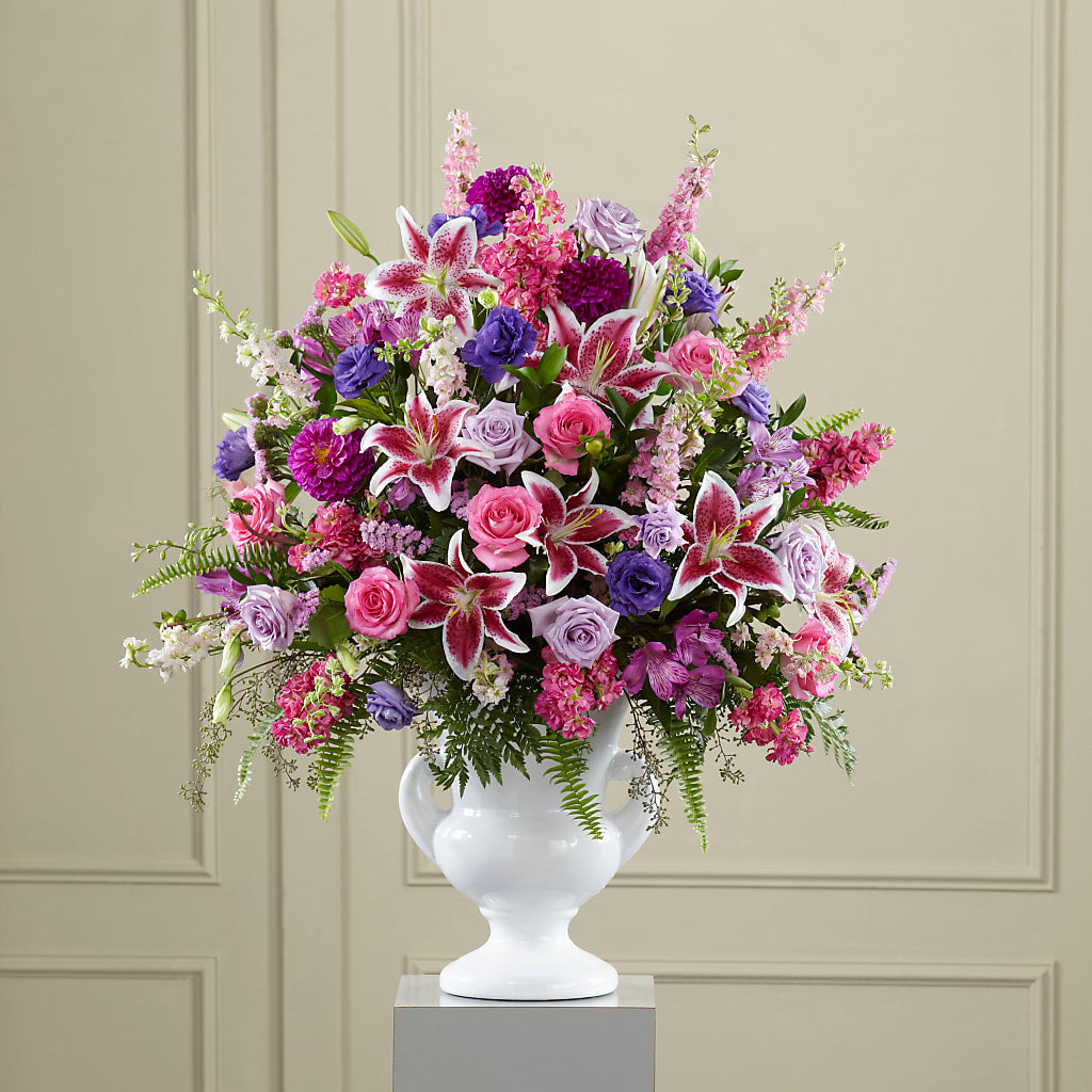 Peaceful Tribute Arrangement – Walnut Creek Florist, Walnut Creek CA