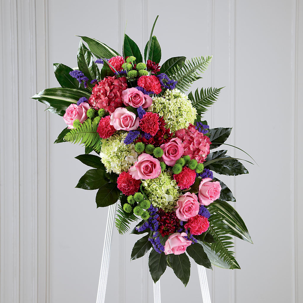 Refreshing Mix Standing Spray – Walnut Creek Florist, Walnut Creek CA
