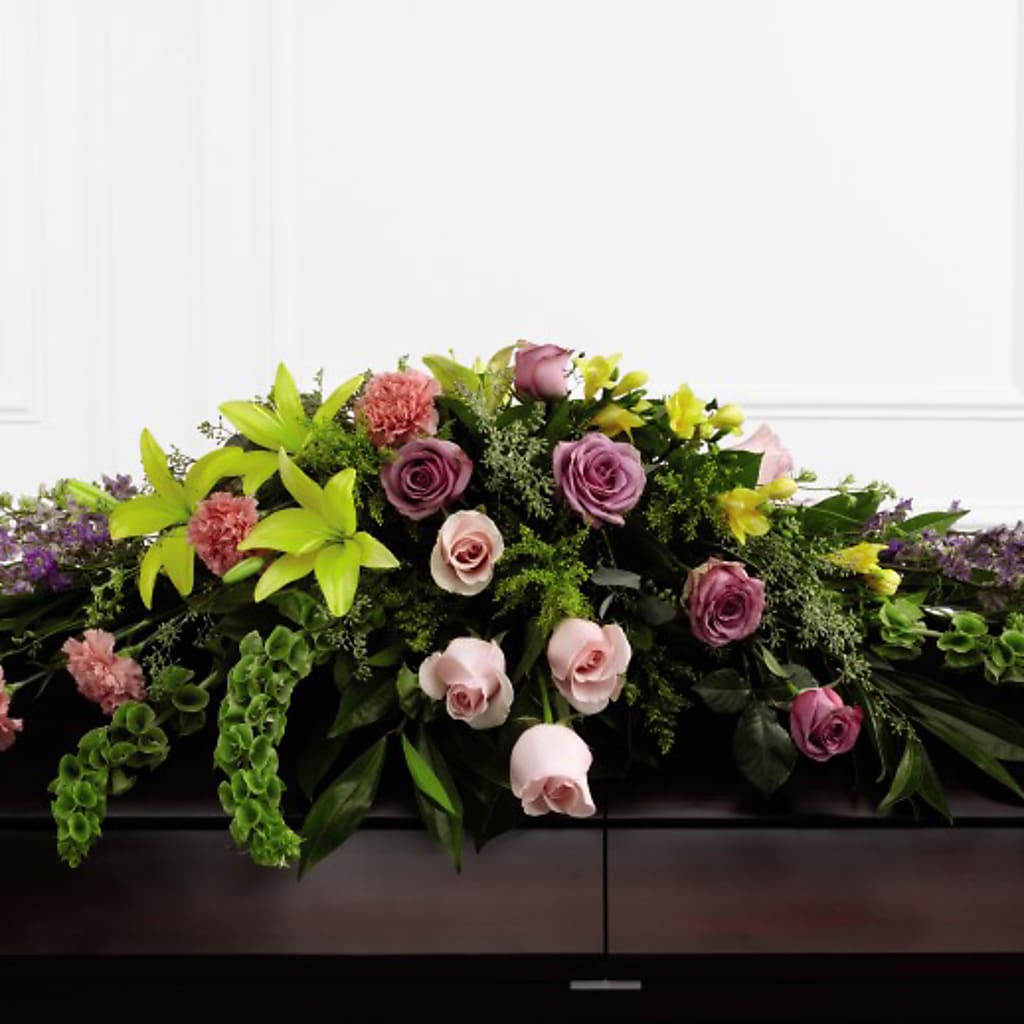Forever Beloved Casket Spray – Walnut Creek Florist, Walnut Creek CA