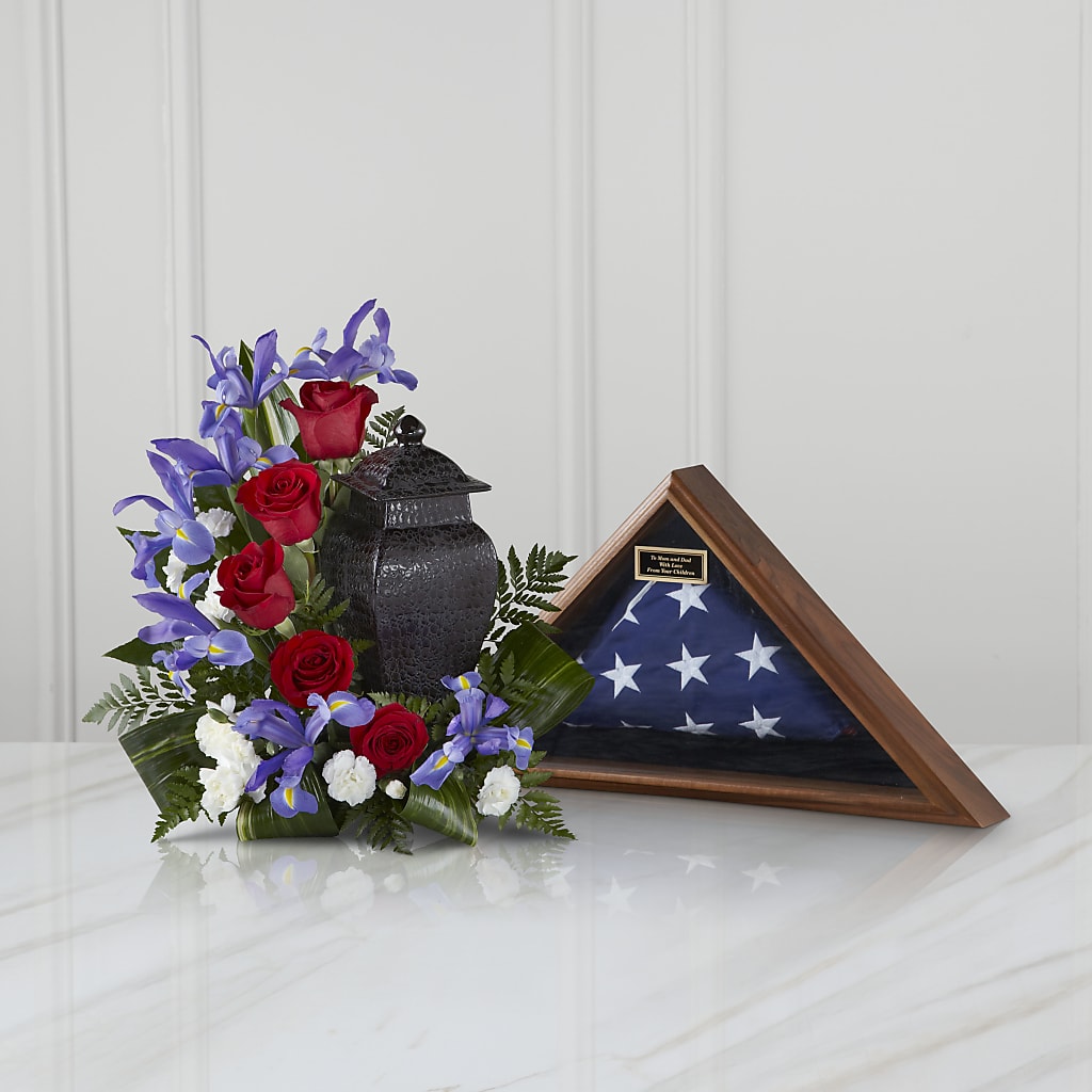 Patriotic Tribute Arrangement – Walnut Creek Florist, Walnut Creek CA