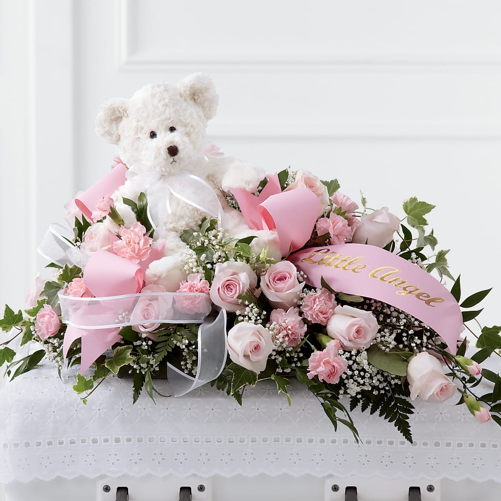 Touch of Sympathy Casket Spray – Walnut Creek Florist, Walnut Creek CA