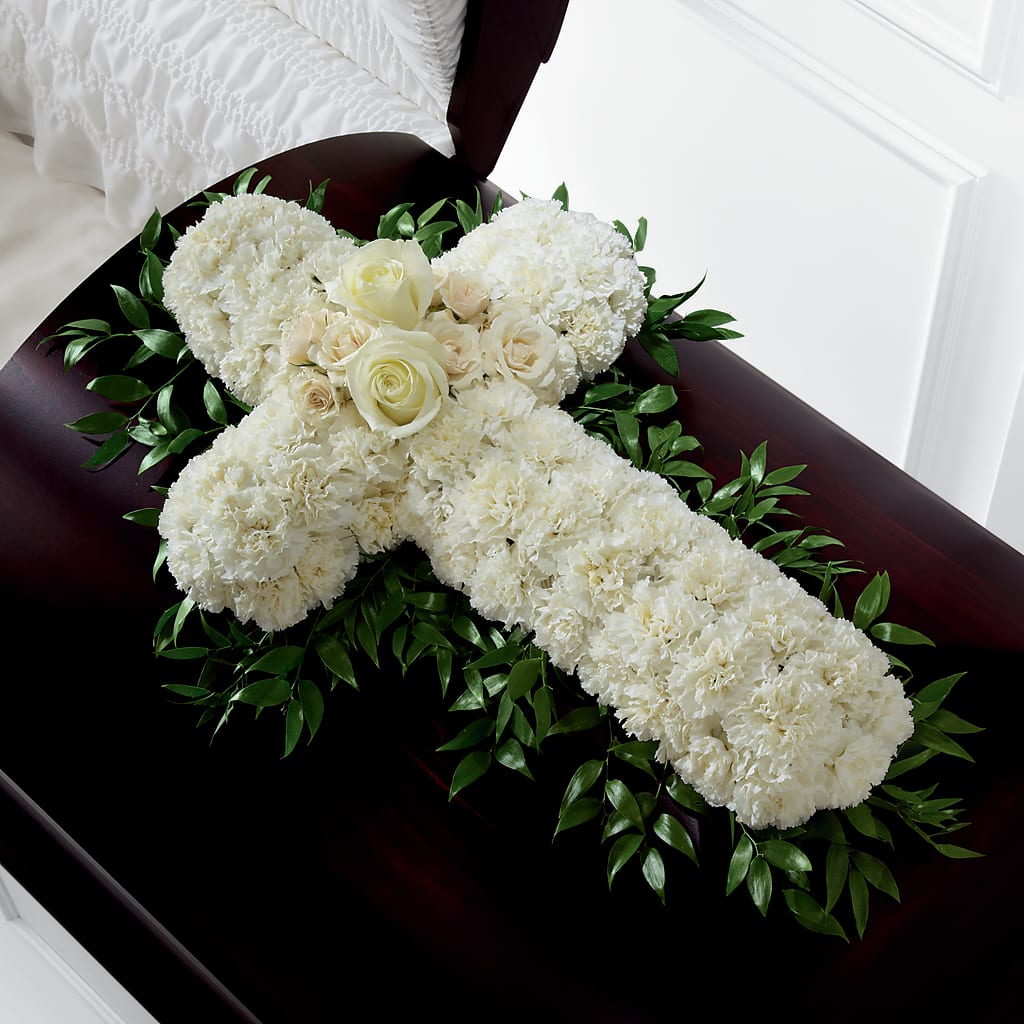 Peaceful Memories Casket Spray (Standard) – Walnut Creek Florist, Walnut Creek CA