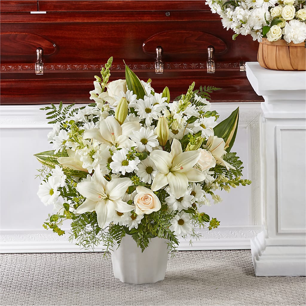 Thoughts of Tranquility Floor Basket – Walnut Creek Florist, Walnut Creek CA
