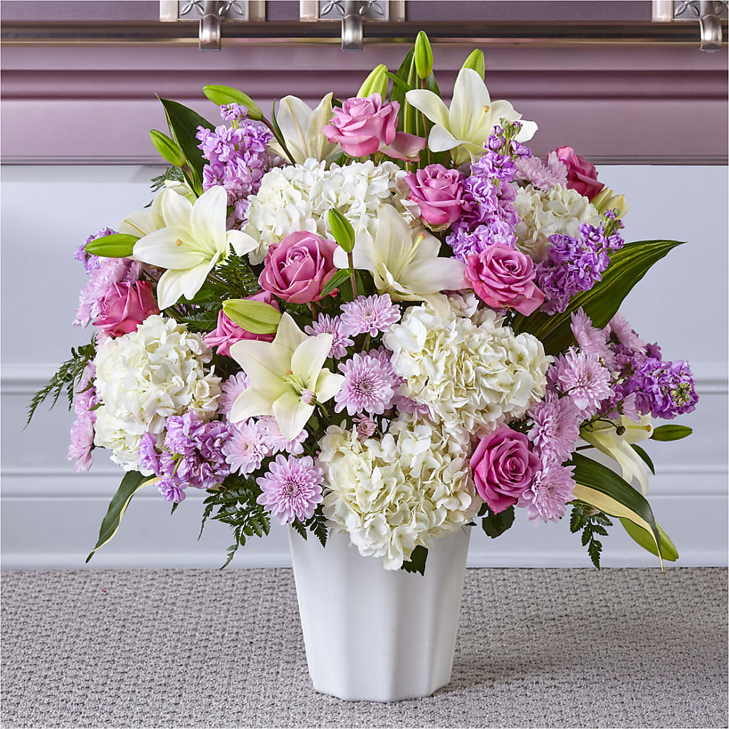 Heaven Sent Floor Basket – Walnut Creek Florist, Walnut Creek CA