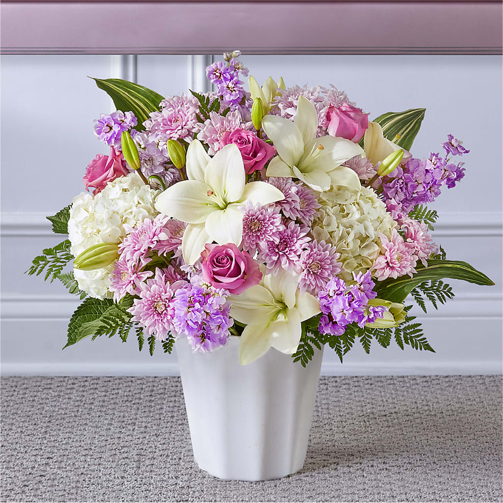 Heaven Sent Floor Basket – Walnut Creek Florist, Walnut Creek CA