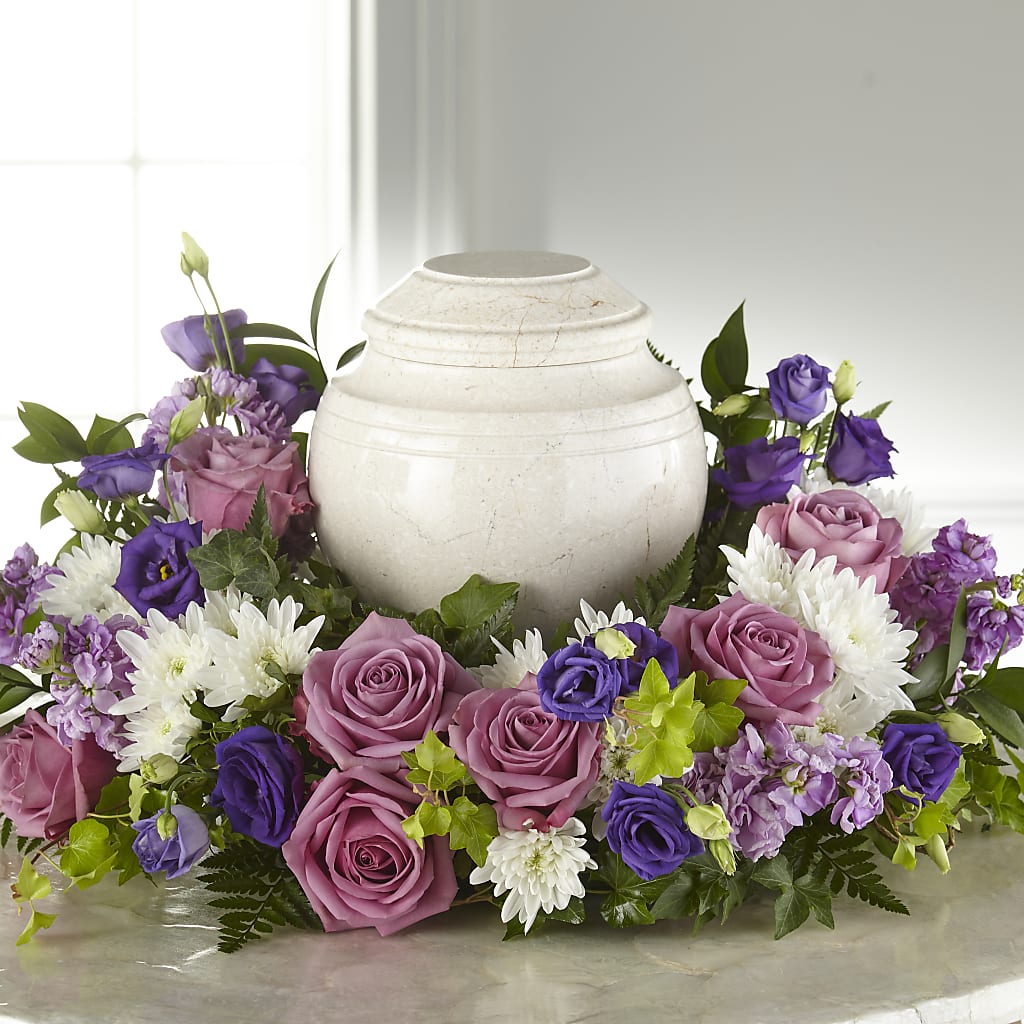 Blooming Sympathy Cremation Adornment – Walnut Creek Florist, Walnut Creek CA