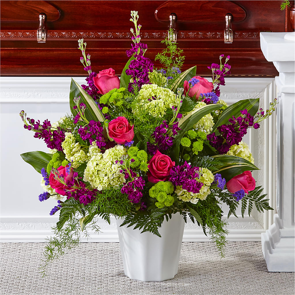 Beautiful Horizons Floor Basket – Walnut Creek Florist, Walnut Creek CA