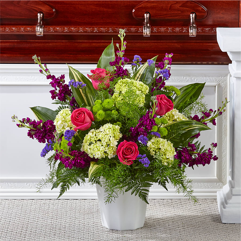 Beautiful Horizons Floor Basket – Walnut Creek Florist, Walnut Creek CA