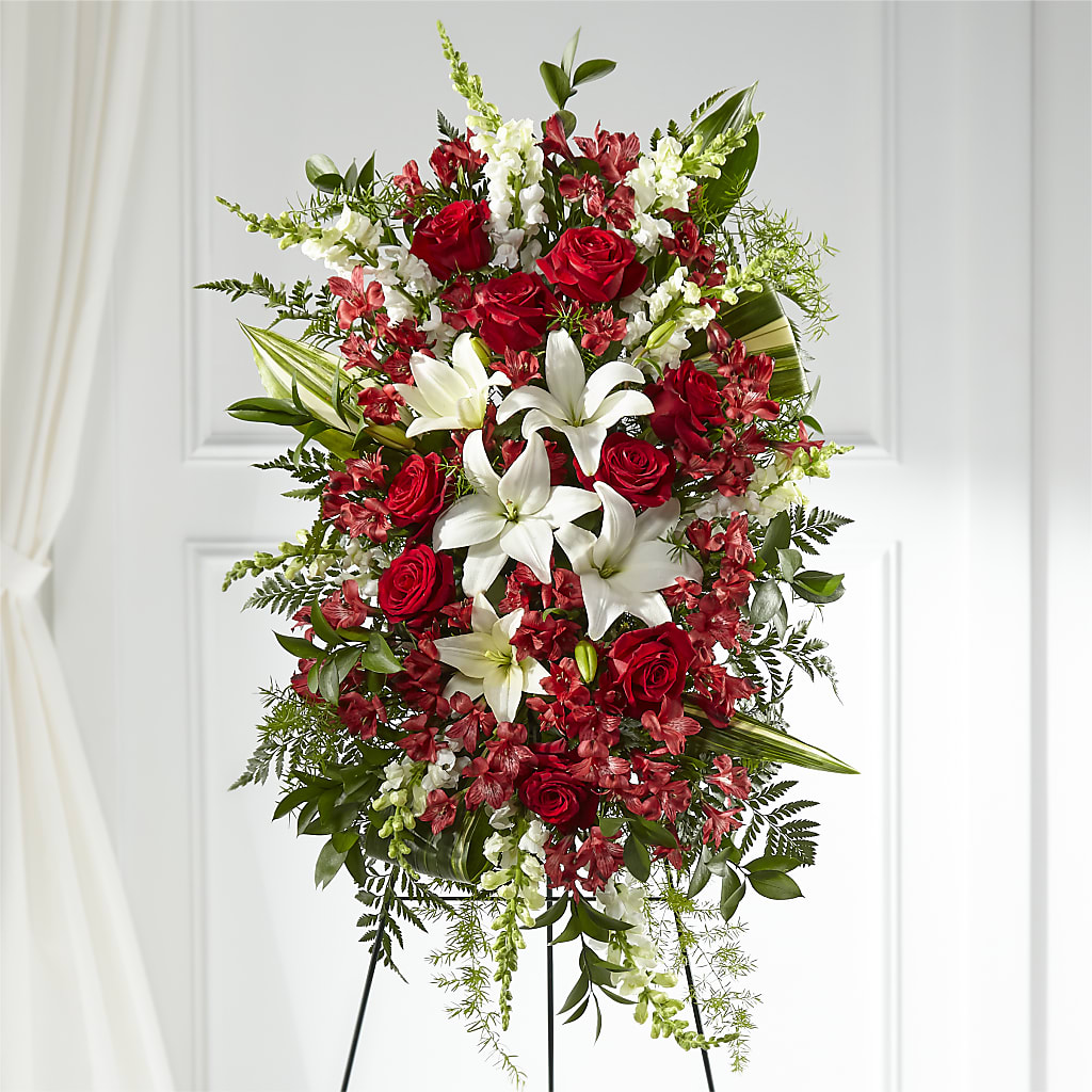 Everlasting Memory Standing Spray – Walnut Creek Florist, Walnut Creek CA
