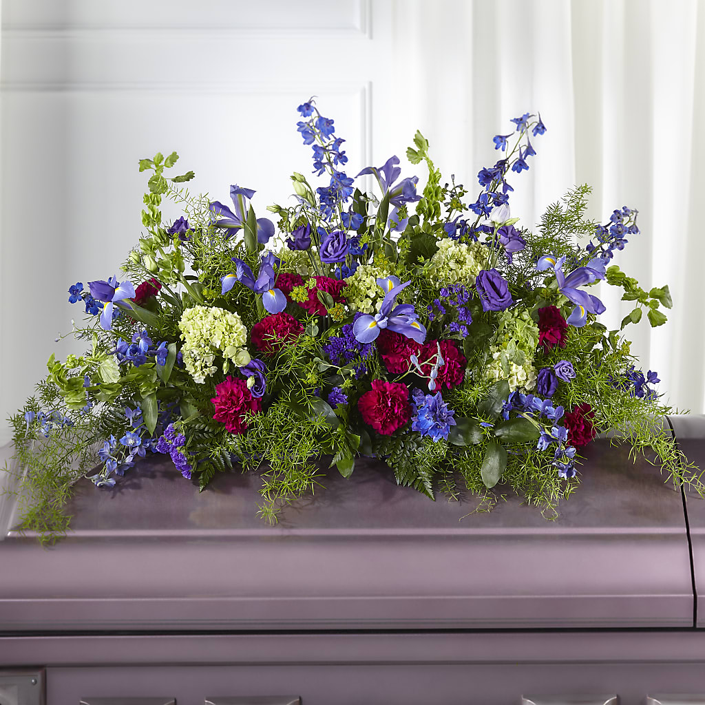 Always Treasured Casket Spray – Walnut Creek Florist, Walnut Creek CA
