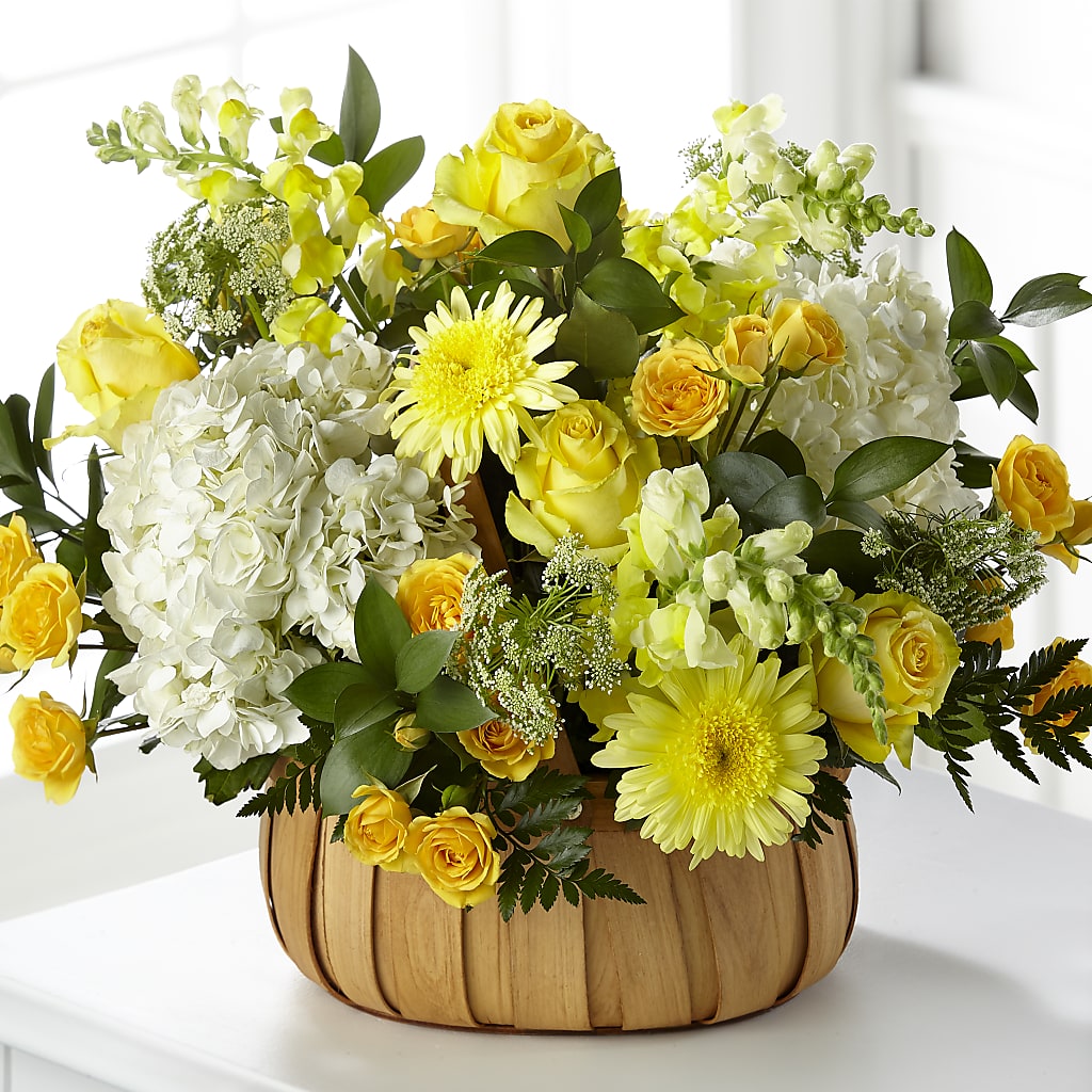 Rustic Remembrance Basket – Walnut Creek Florist, Walnut Creek CA