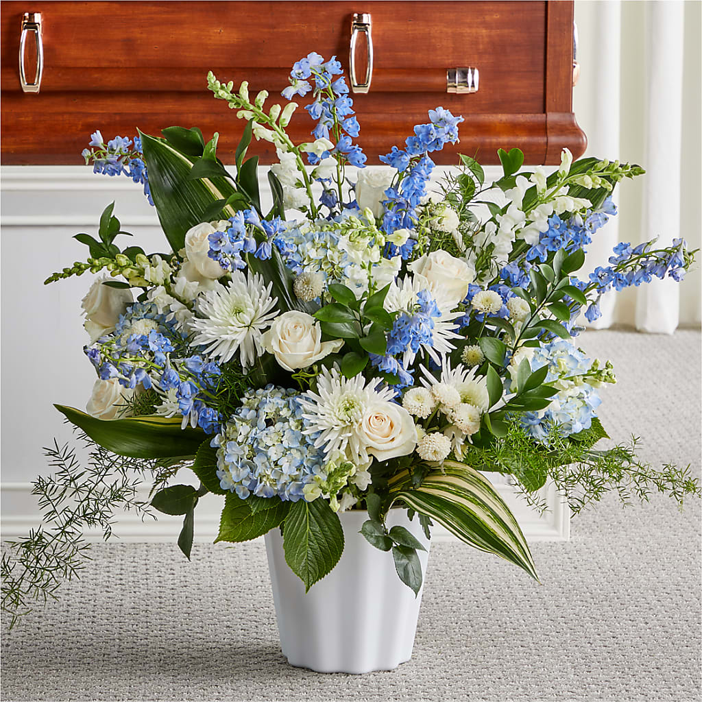 Everlasting Memories Floor Basket – Walnut Creek Florist, Walnut Creek CA