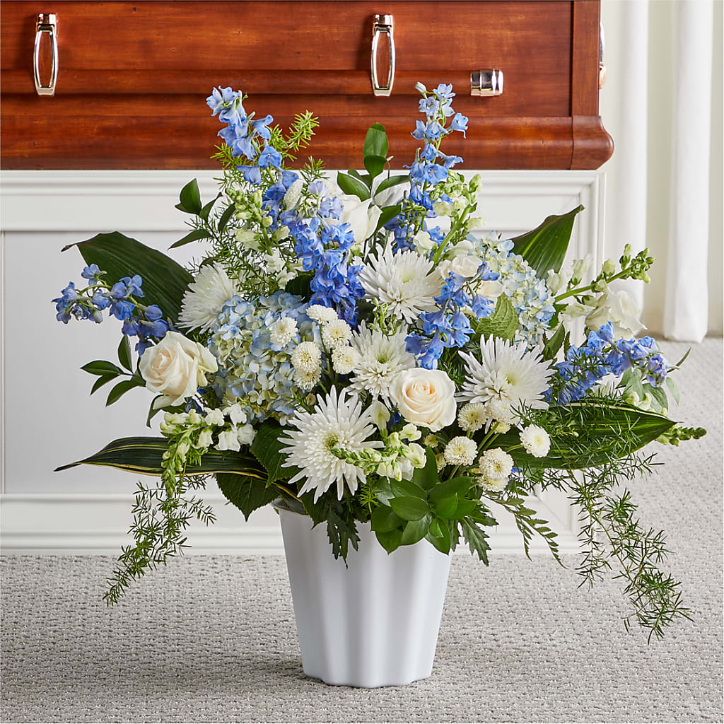 Everlasting Memories Floor Basket – Walnut Creek Florist, Walnut Creek CA