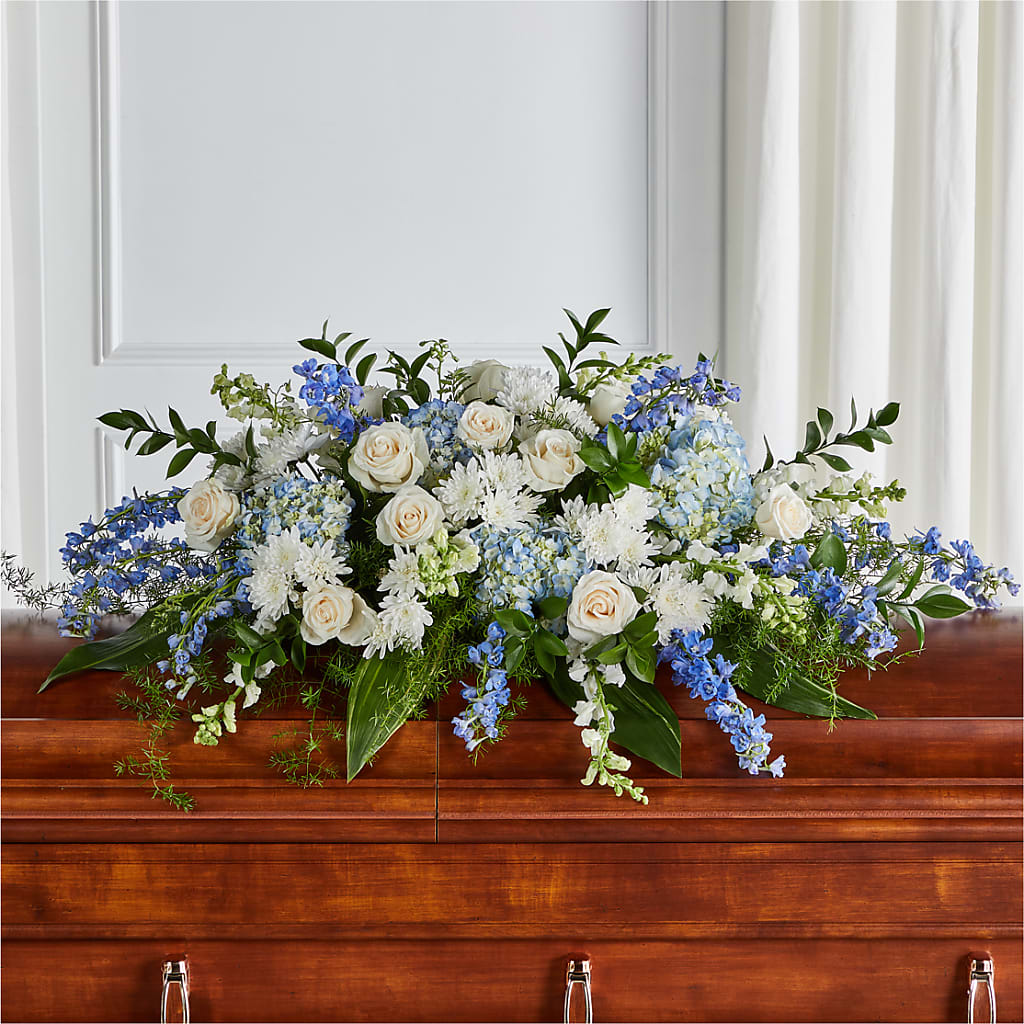 Timeless Essence Casket Spray – Walnut Creek Florist, Walnut Creek CA
