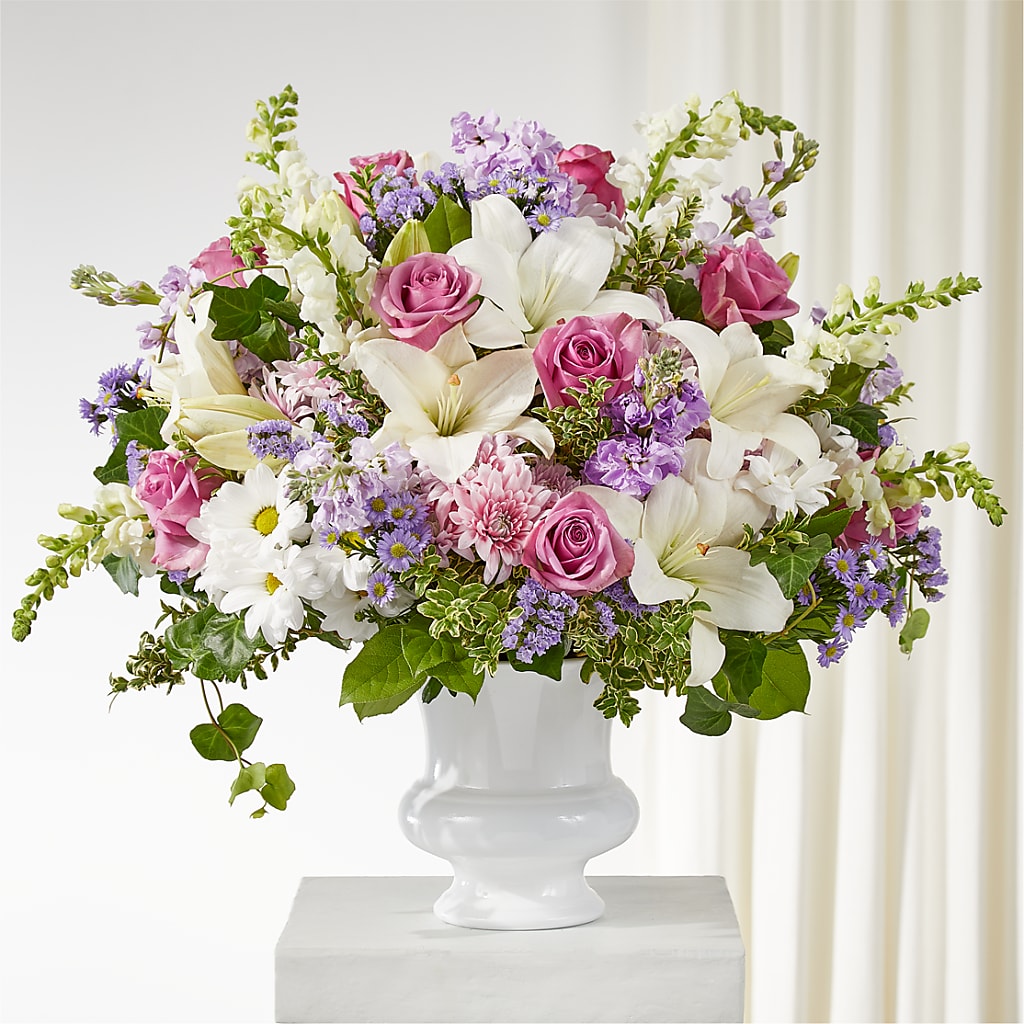 Remarkable Life Urn Arrangement – Walnut Creek Florist, Walnut Creek CA