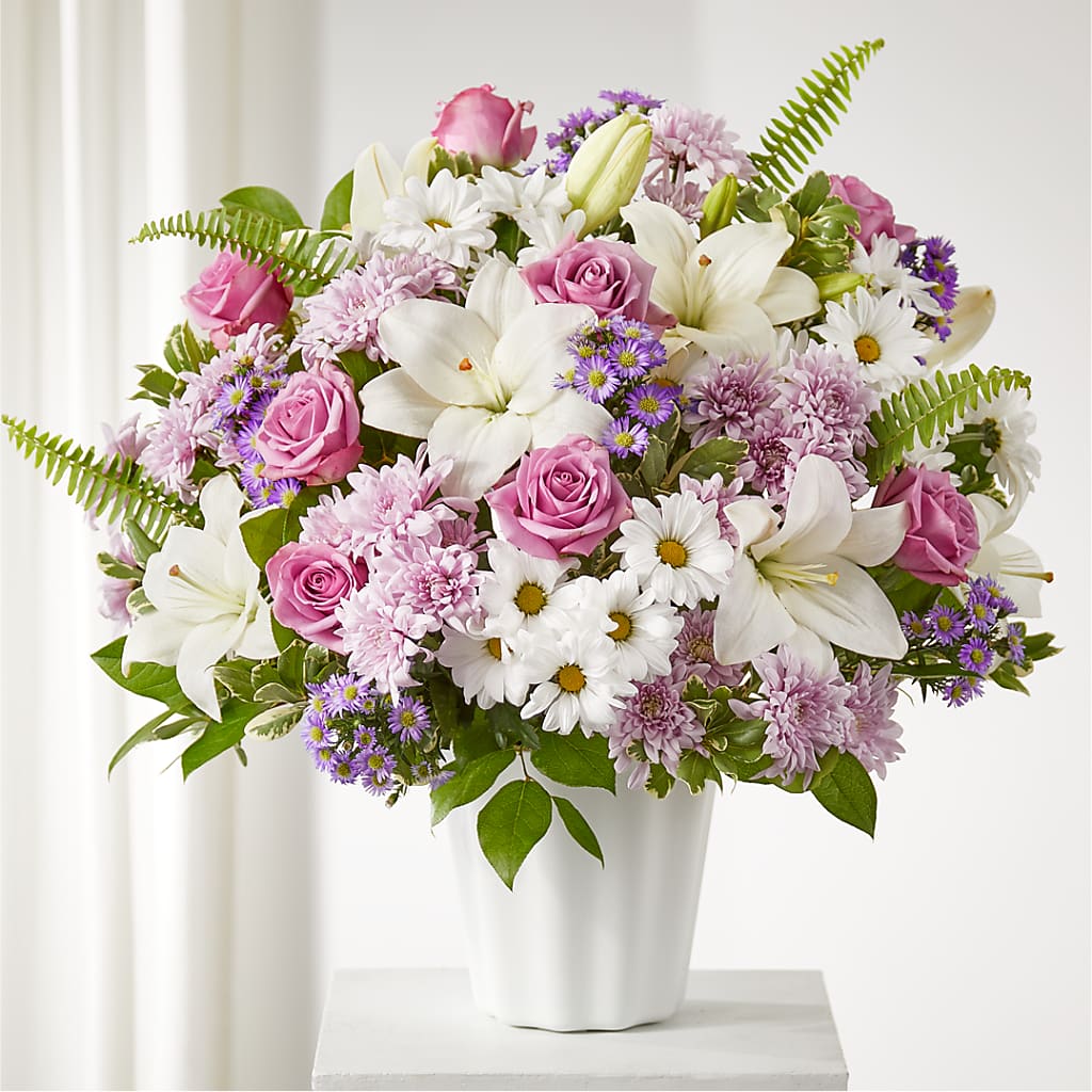 Warmest Thoughts Tabletop Basket – Walnut Creek Florist, Walnut Creek CA