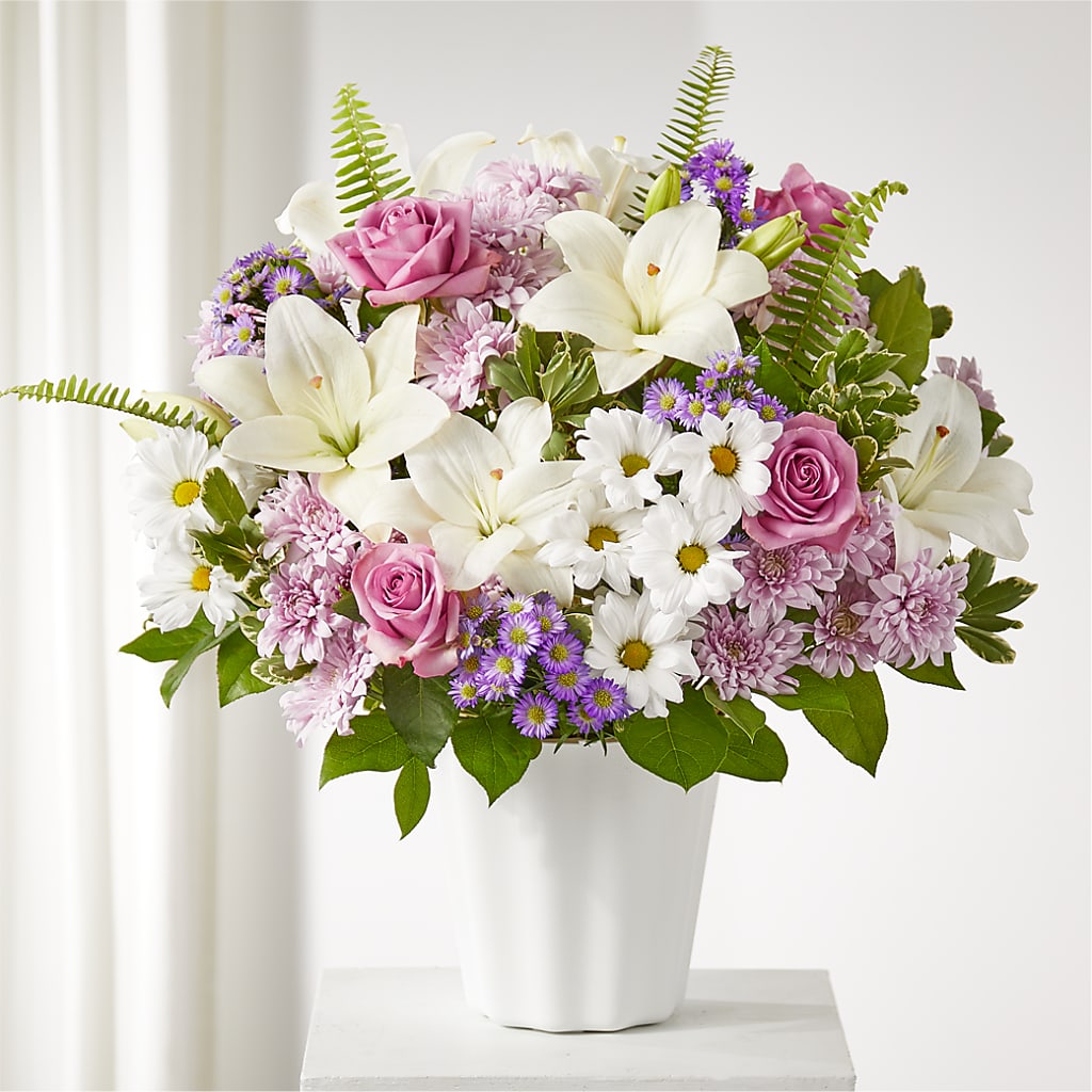 Warmest Thoughts Tabletop Basket – Walnut Creek Florist, Walnut Creek CA