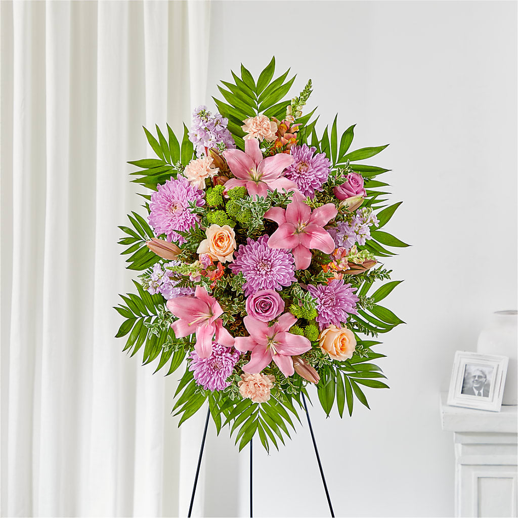 Love & Light Standing Spray – Walnut Creek Florist, Walnut Creek CA