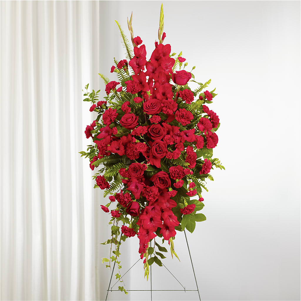 From the Heart Standing Spray – Walnut Creek Florist, Walnut Creek CA