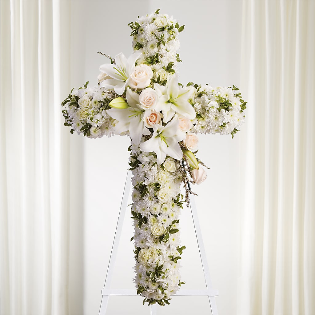 Spiritual Guidance Standing Spray – Walnut Creek Florist, Walnut Creek CA