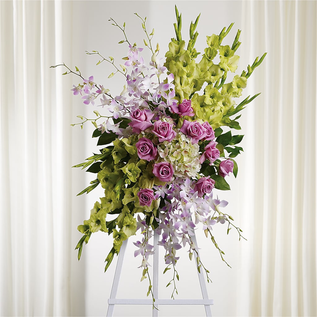 Lasting Legacy Standing Spray – Walnut Creek Florist, Walnut Creek CA