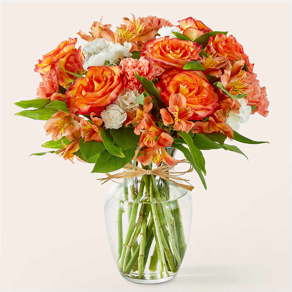 Apricot Glow Bouquet – Walnut Creek Florist, Walnut Creek CA