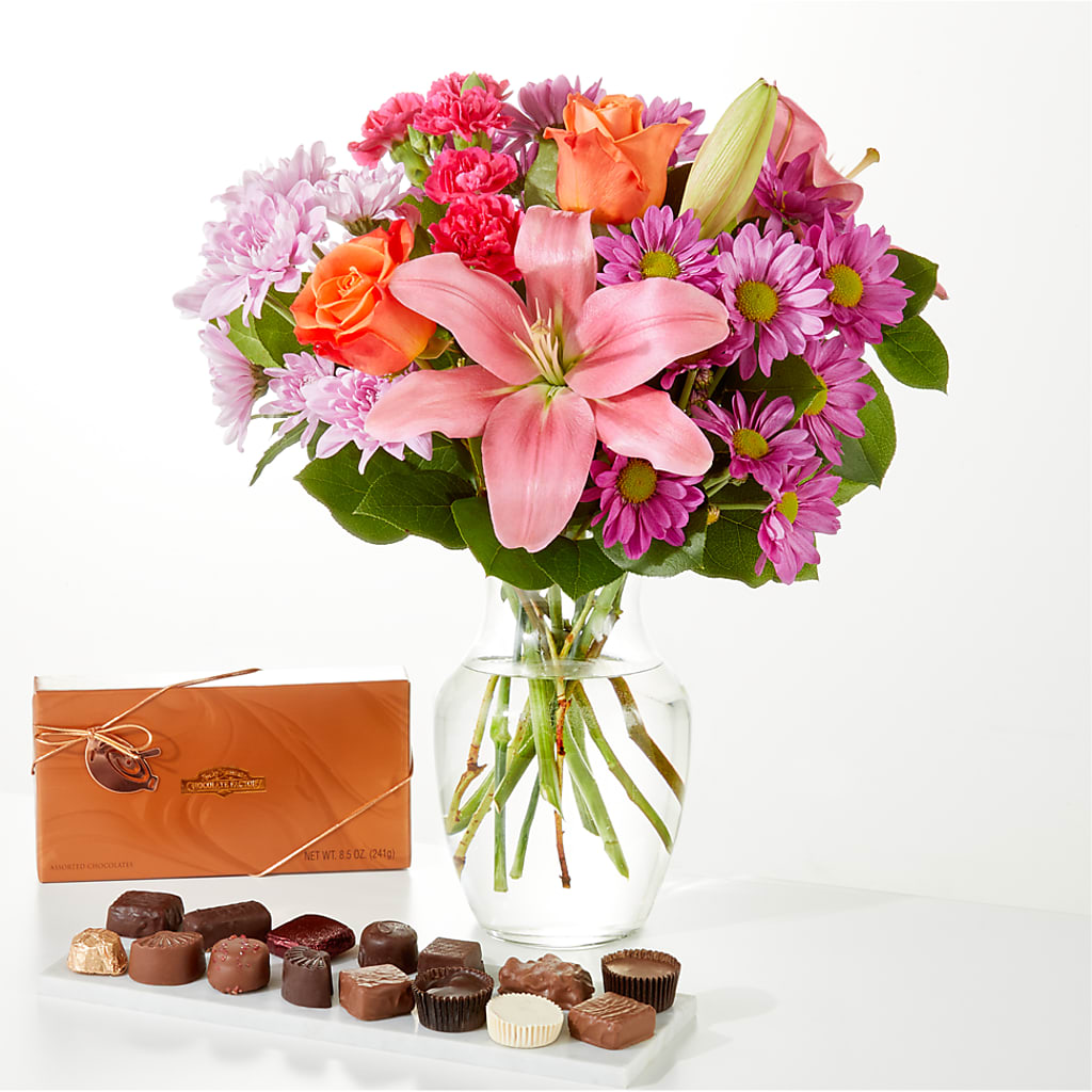 One and Only Bouquet and Chocolate Bundle – Walnut Creek Florist, Walnut Creek CA