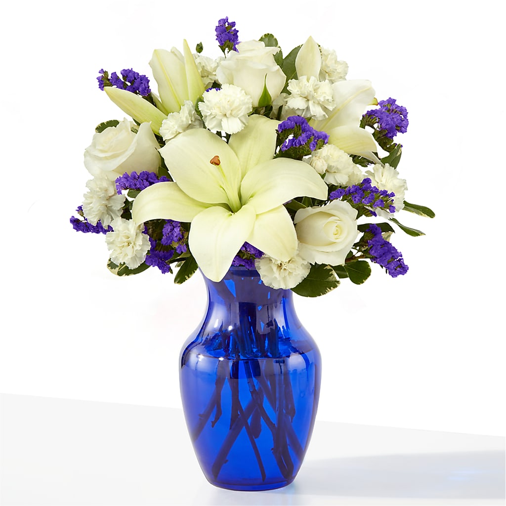 Sapphire Rush Bouquet – Walnut Creek Florist, Walnut Creek CA